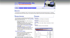 Desktop Screenshot of chinstruments.com